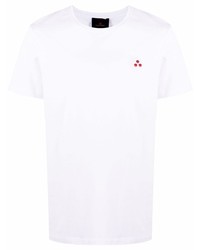 Peuterey Logo Embroidered Cotton T Shirt