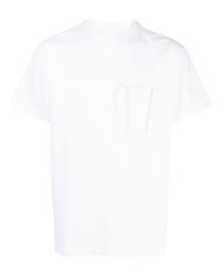 Jacquemus Logo Embroidered Cotton T Shirt