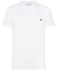 Lacoste Logo Embroidered Crew Neck T Shirt