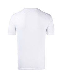 Balmain Logo Embroidered Short Sleeve T Shirt