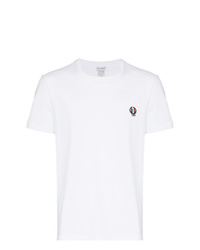 Dolce & Gabbana Logo Flag Embroidered Cotton T Shirt