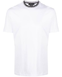 Versace Logo Neck Short Sleeve T Shirt