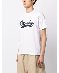 Chocoolate Logo Patch Cotton T Shirt