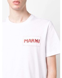Marni Logo Patch Cotton T Shirt