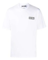 Moschino Logo Patch Cotton T Shirt