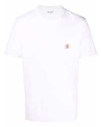 Carhartt WIP Logo Patch Cotton T Shirt