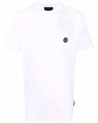 Philipp Plein Logo Patch Cotton T Shirt