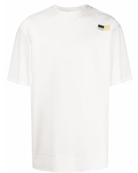 Jil Sander Logo Patch Cotton T Shirt