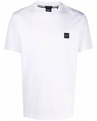 BOSS Logo Patch Cotton T Shirt