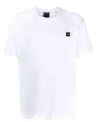 Paul & Shark Logo Patch Cotton T Shirt