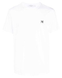 MAISON KITSUNÉ Logo Patch Cotton T Shirt