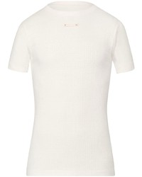 Maison Margiela Logo Patch Cotton T Shirt
