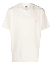AUTRY Logo Patch Cotton T Shirt