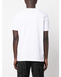 Moncler Logo Patch Cotton T Shirts