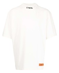 Heron Preston Logo Patch Mock Neck T Shirt