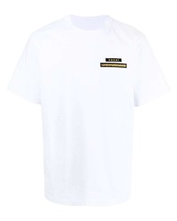 Sacai Logo Patch Oversized Cotton T Shirt