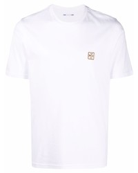 Jacob Cohen Logo Patch Round Neck T Shirt