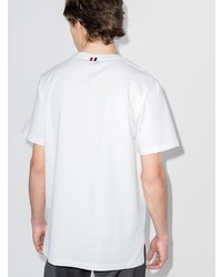 Thom Browne Logo Patch Short Sleeve T Shirt