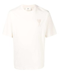 Ami Paris Logo Patch Short Sleeve T Shirt