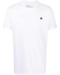 Moose Knuckles Logo Patch Short Sleeved T Shirt
