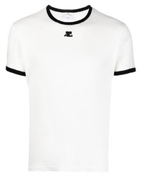 Courrèges Logo Patch T Shirt