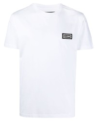 Les Hommes Logo Plaque Cotton T Shirt