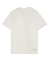 Jil Sander Logo Plaque Cotton T Shirt