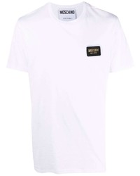 Moschino Logo Plaque Detail T Shirt