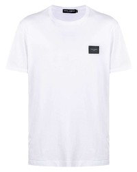 Dolce & Gabbana Logo Plaque Short Sleeve T Shirt