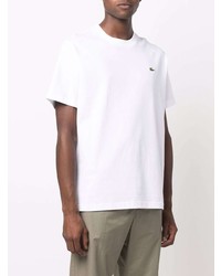 lacoste live Logo Print Cotton T Shirt