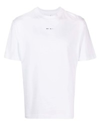 Heliot Emil Logo Print Cotton T Shirt