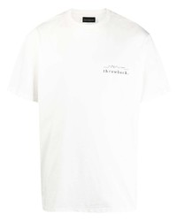 Throwback. Logo Print Cotton T Shirt
