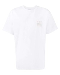 Carhartt WIP Logo Print Cotton T Shirt