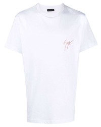 Giuseppe Zanotti Logo Print Cotton T Shirt