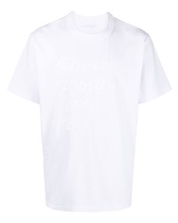 Sacai Logo Print Cotton T Shirt