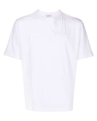 Lanvin Logo Print Crew Neck T Shirt