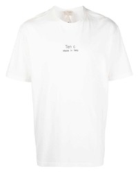 Ten C Logo Print Graphic Patch T Shirt