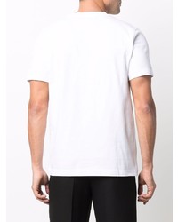 Off-White Logo Print Organic Cotton T Shirt