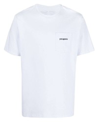 Patagonia Logo Print Patch Pocket T Shirt