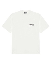 Balenciaga Logo Print Short Sleeve T Shirt