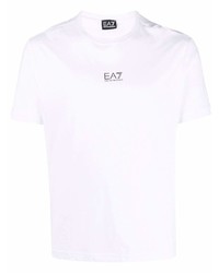 Ea7 Emporio Armani Logo Print Short Sleeve T Shirt