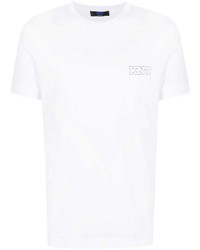 Kiton Logo Print Short Sleeve T Shirt