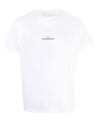 Maison Margiela Logo Print Short Sleeve T Shirt