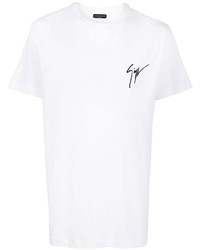 Giuseppe Zanotti Logo Print Short Sleeve T Shirt