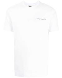 Emporio Armani Logo Print Short Sleeved T Shirt