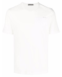 Corneliani Logo Print Short Sleeved T Shirt