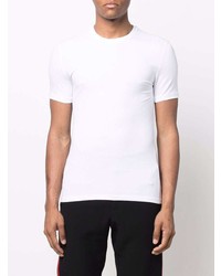 Balmain Logo Print Stretch Cotton T Shirt