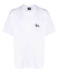 Stussy Logo Print T Shirt