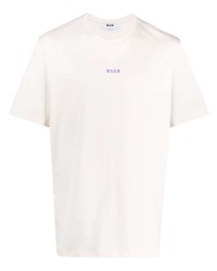 MSGM Logo Print T Shirt