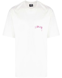 Stussy Logo Print T Shirt